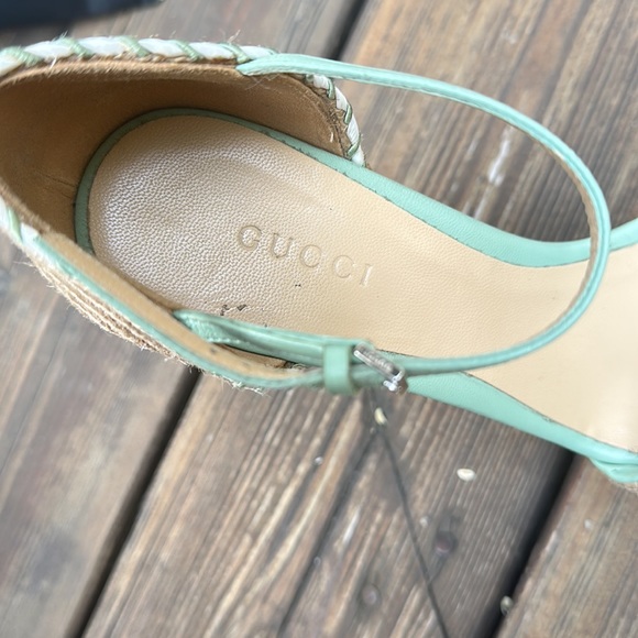 Authentic Gucci Tiffany Wedges - Picture 6 of 6